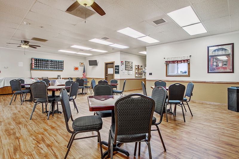 Indoor Recreation Room with Bingo