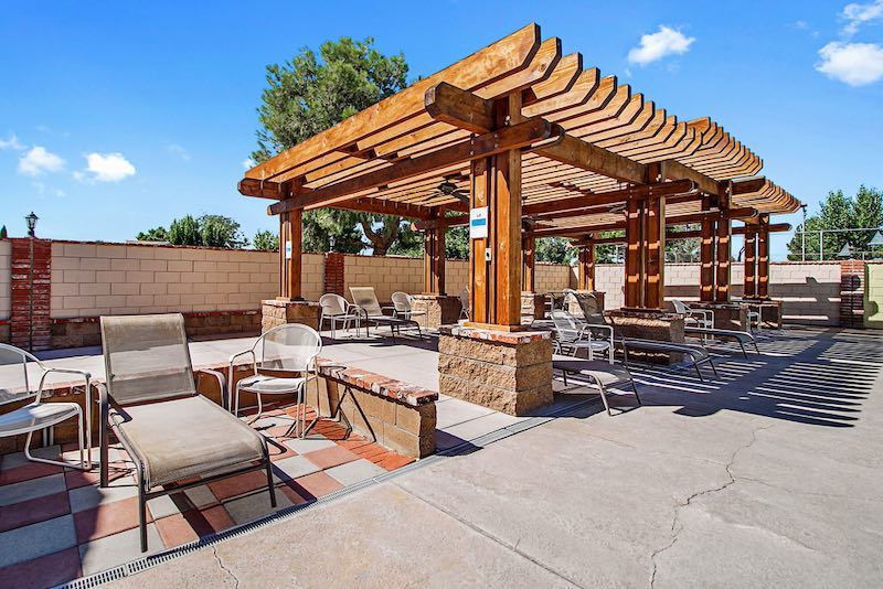 Sitting Area with Clear Sky