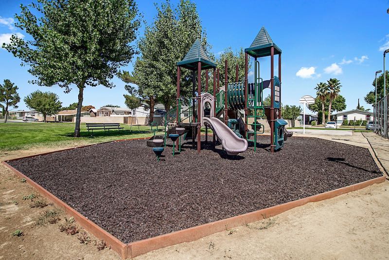 Playstructure with Wood Chips